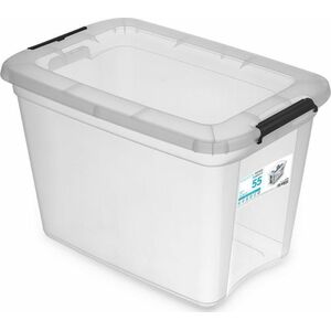 ORPLAST Pojemnik Z Klipsami 55l RobuStore 1972 Transparentny