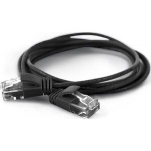 Wantec Wantec wW Patch Cable CAT6A (rand 2,8mm) UTP black 0,50m (7312)