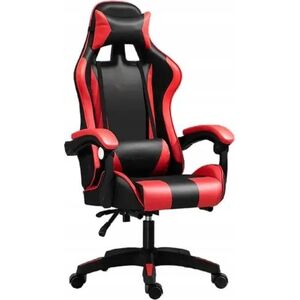 Krzesło biurowe ExtraLink EXTRALINK GAMING FOTEL GAMINGOWY BIUROWY OBROTOWY KUBEŁKOWY CZARNO-CZERWONY G-522