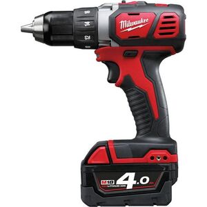 Wiertarko-wkrętarka Milwaukee M18 BDD-402C 18 V 2 x akumulator 4 Ah