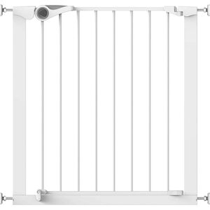 Noma Noma Bramka zabezpieczająca Easy Pressure Fit, 75-82 cm, metal, biała