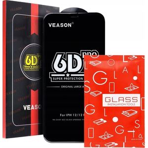 TelForceOne Szkło Hartowane 6D Pro Veason Glass - do Samsung Galaxy S22 Plus / S23 Plus czarny