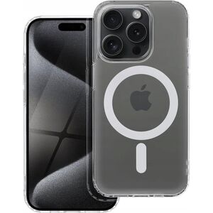 OEM Futerał FROST MAG COVER kompatybilny z MagSafe do IPHONE 15 transparentny