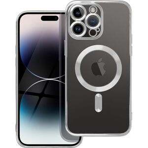 OEM Futerał ELECTRO MAG COVER kompatybilny z MagSafe do IPHONE 14 Pro Max srebrny