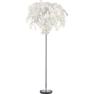 Lampa podłogowa lampa podłogowa Leavy 180 x 70 cm E14 stal 28W biała