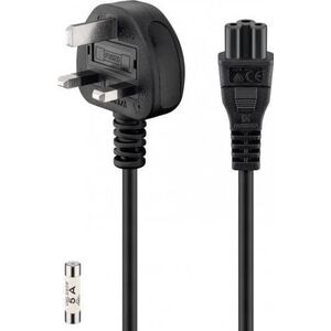 Kabel zasilający ACC Power cable 1.8m, UK power plug > IEC C5 jack ( mickey) - 2-UK_IEC_5