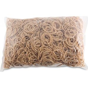 Office Products Gumki Recepturki Office Products, Średnica 30Mm, 1,5X1,5Mm, 60% Kauczuku, 1000G, Zgrzewka, Naturalne