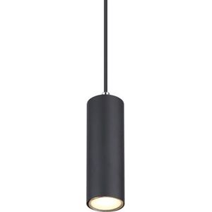 Lampa wisząca Globo Lampa wisząca Robby 57911HB okrągła do holu czarna chrom