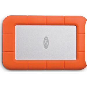 Dysk zewnętrzny HDD LaCie Rugged Mini 1TB Srebrno-pomarańczowy (301558)