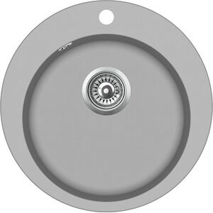 Zlewozmywak Aquasanita Clarus SR100, korek automatyczny, 220 Argent