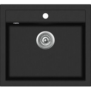 Zlewozmywak Aquasanita Quadro SQQ100, 601 Czarny metalik