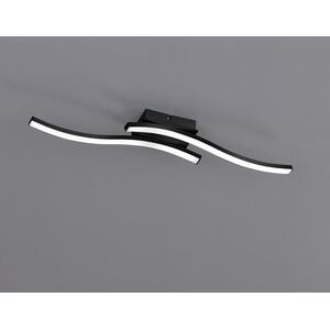 Lampa sufitowa Trio RL Lampa przysufitowa ledowa czarna do salonu Trio RL ROUTE R62472132