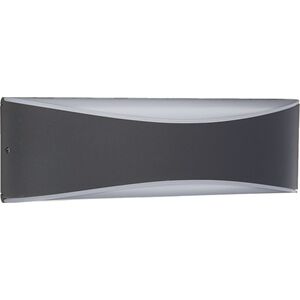 Kinkiet lampa ścienna Konda led 850 lumen 23 cm aluminium antracyt