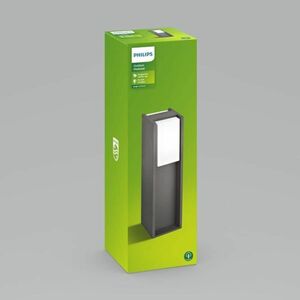 Philips Lampa LED Philips Sobremuro/pie E27 230 V 14 W Antracyt Stal nierdzewna Aluminium
