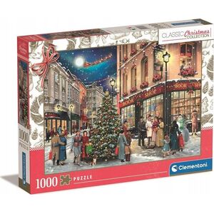 Clementoni CLE puzzle 1000 HQC A Christmas Stroll 81498