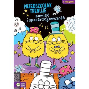 Zielona Sowa Przedszkolak trenuje pamięc i spostrzegaw. 09772
