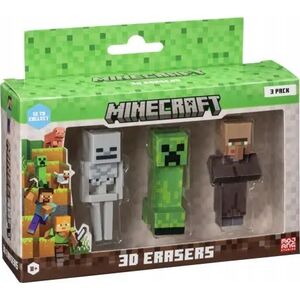 Figurka Phanteks *****MINECRAFT 3D Erasers 3pack D 14256