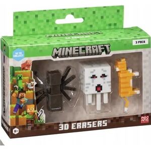 Figurka Memorysolution *****MINECRAFT 3D Erasers 3pack ver.A 10913