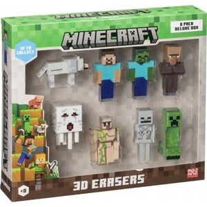 Figurka Inno3D *****MINECRAFT 3D Erasers 8pack DeluxeBox vA 10944