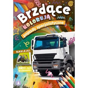 Mattel Brzdące kolor.Pojazdy specj.nakl.św.w ciemn.78350