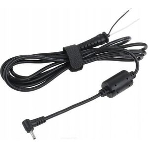 Kabel zasilający Rebel Wtyk kątowy 2,5/0,6 (19V/2,1A) sieciowy z kablem do montażu REBEL