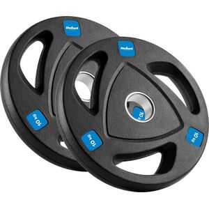 Rebel Zestaw obciążeń żeliwnych gumowanych 2x10kg, otwór olimpijski 51mm,  REBEL ACTIVE