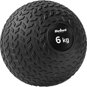 Rebel Mała piłka lekarska do ćwiczeń rehabilitacyjna Slam Ball 23cm 6kg, REBEL ACTIVE