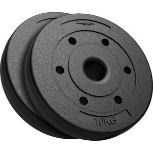 Rebel Zestaw obciążeń bitumicznych 2x10kg, otwór 51mm - do sztang olimpijskich, REBEL ACTIVE