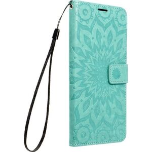 ForCell Kabura Forcell MEZZO Book do SAMSUNG Galaxy S21 mandala zielony