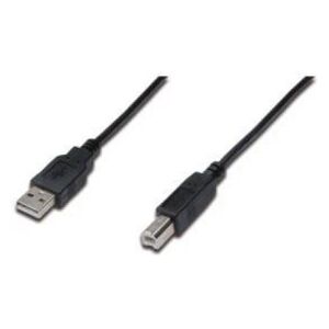 Kabel USB Digitus USB-A - micro-B 1.8 m Czarny (AK-300102-018-S)
