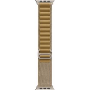 49mm Tan Alpine Loop - Medium - Natural Titanium Finish