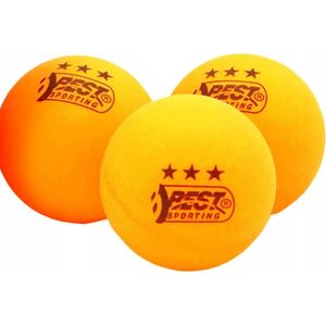 Best Sporting Zestaw 6 pomarańczowych piłeczek do tenisa stołowego średnica 40mm klasa 3 treningowa BEST Sporting 23113