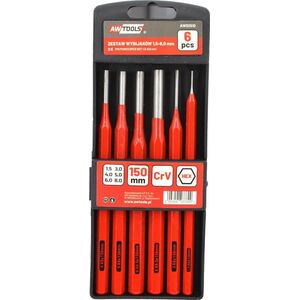AWTools AWTOOLS ZESTAW WYBIJAKÓW 1.5-8.0 mm 6cz. AW32510