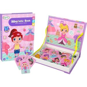LeanToys Magnetyczna Układanka Książka Przebieralnia Kostiumy