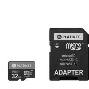 Karta Platinet Pro MicroSDHC 32 GB Class 10 UHS-III/U3 A1 V30 (PMMSD32UIII / 44003)