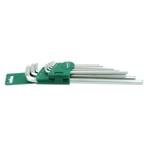 Jonnesway Zestaw kluczy imbusowych hex typ L 1,5-10mm 9szt. (H03SA109S)