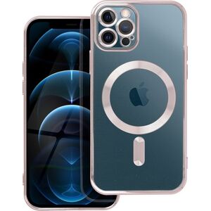 OEM Futerał ELECTRO MAG COVER kompatybilny z MagSafe do IPHONE 12 Pro złoty róż