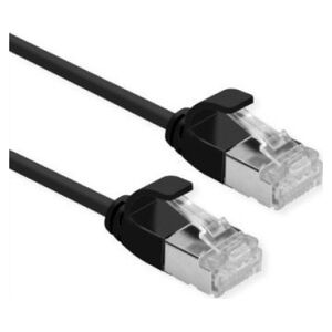 Triton ROLINE F/UTP DataCenter Patch Cable Cat.6A (Class EA), LSOH, bardzo cienki, czarny, 0,5 m