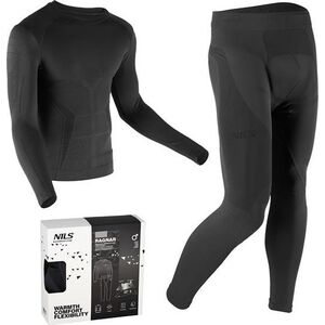 Nils Extreme BTZ0060 BIELIZNA TERMOAKTYWNA CZARNA MĘSKA ZESTAW 2XL/3XL RAGNAR NILS
