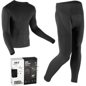 Nils Extreme BTZ0060 BIELIZNA TERMOAKTYWNA CZARNA MĘSKA ZESTAW L/XL RAGNAR NILS