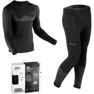 Nils Extreme BTZ0464 BIELIZNA TERMOAKTYWNA CZARNA MĘSKA ZESTAW L/XL MAGNUS NILS