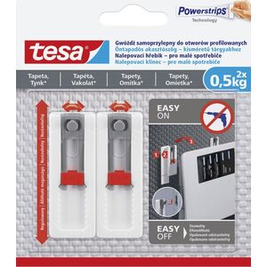 Tesa Gwoździe samoprzylepne 2szt do 1kg do elektronarz.(+3 pl.)