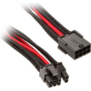 SilverStone PCIe 8-pin - PCIe 8-pin, 0.25m, Czerwony (SST-PP07-PCIBR)