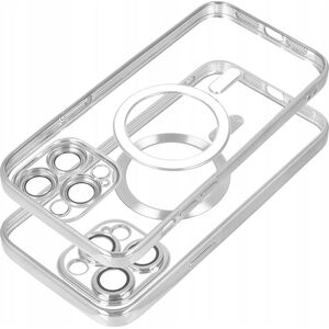 OEM Futerał Electro Mag Cover kompatybilny z MagSafe do SAMSUNG S24 PLUS srebrny