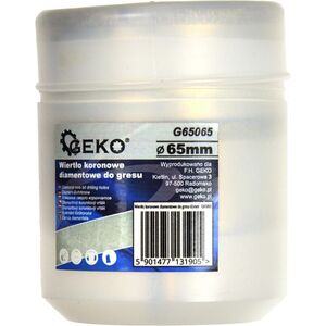 Geko Wiertło koronowe diamentowe do gresu 65mm (2/8)