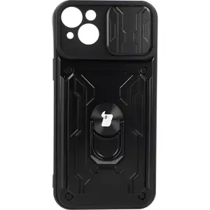 Bizon Case Camshield Card Slot Ring Apple iPhone 14 Plus black