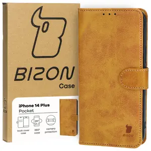 Bizon Case Pocket Apple iPhone 14 Plus brown