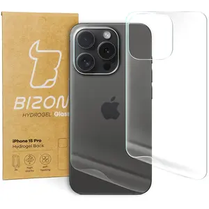 Bizon Glass Hydrogel Back Apple iPhone 15 Pro [2 PACK]