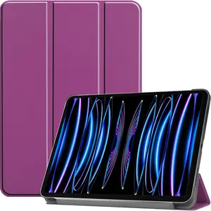 Bizon Case Tab Croc Apple iPad Pro 11 2022/2021/2020/2018 dark purple