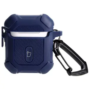 Bizon Case Headphone Armor Apple Airpods 1/2 navy blue